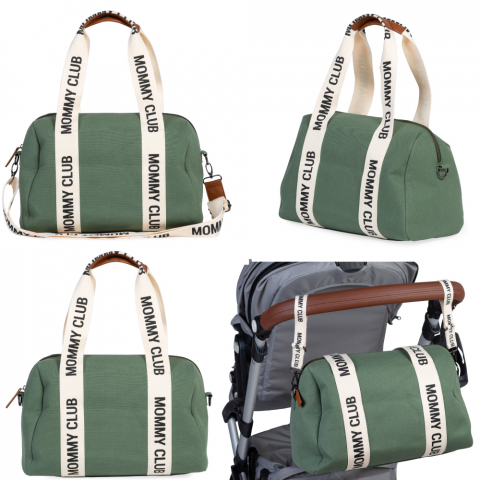 Geanta de infasat Childhome Mommy Club Verde [2]