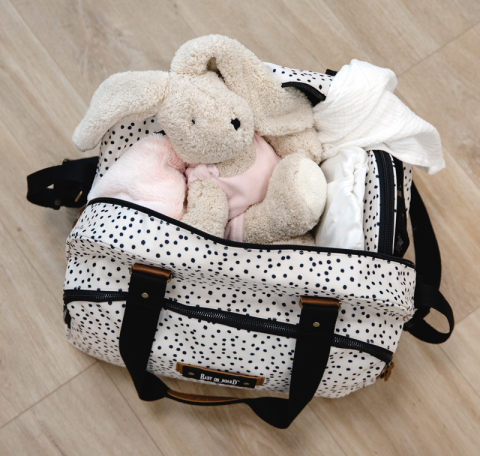 Geanta infasat bebelusi Baby On Board Urban Dots [4]