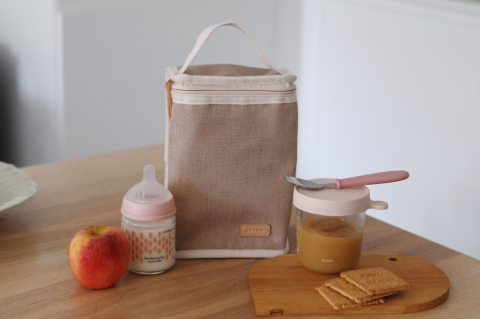 Geanta izoterma Beaba Eco Heather Gazelle [1]