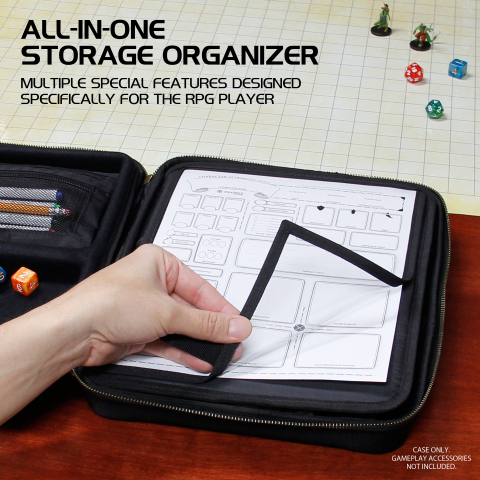 Geanta Organizator RPG ENHANCE Gaming Canvas Black [1]