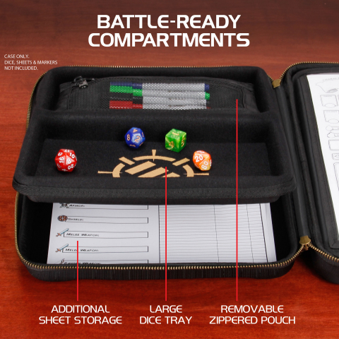 Geanta Organizator RPG ENHANCE Gaming Canvas Black [8]