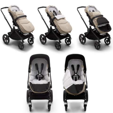 Husa de picioare universala carucior Bugaboo Dune Taupe [4]