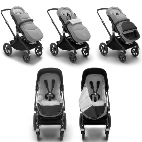 Husa de picioare universala carucior Bugaboo Midnight Black [2]