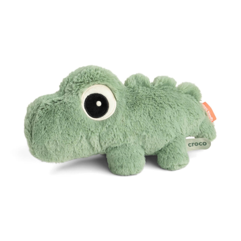Jucarii si jocuri copii - Jucarie de plus Done by Deer Cuddle Bestie Croco Verde 28 cm