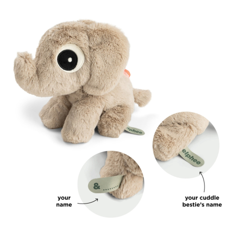 Jucarie de plus Done by Deer Cuddle Bestie Elphee Bej 20 cm [1]