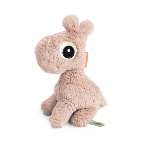 Jucarii si jocuri copii - Jucarie de plus Done by Deer Cuddle Bestie Raffi Roz Pudra 26 cm