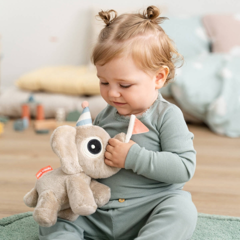 Jucarie de plus in cutie cadou Done by Deer Cuddle Bestie Elphee Bej [3]