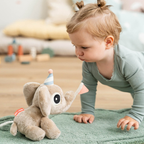 Jucarie de plus in cutie cadou Done by Deer Cuddle Bestie Elphee Bej [4]