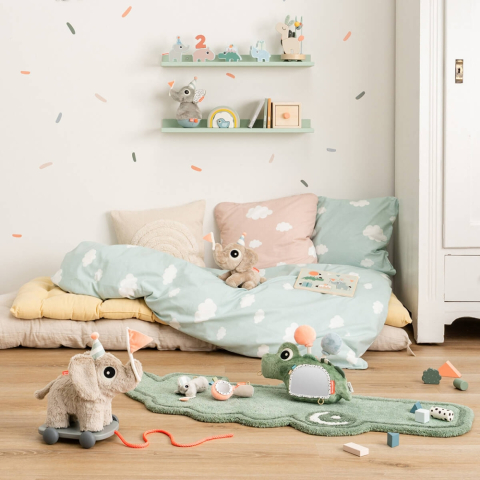 Jucarie de plus in cutie cadou Done by Deer Cuddle Bestie Elphee Bej [6]