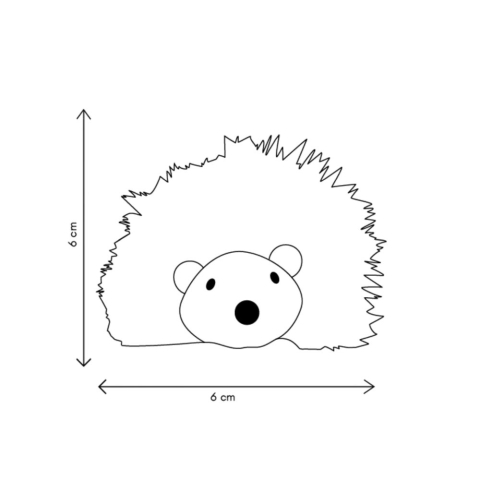 Jucarie de plus Wild & Soft - Arici colectia Graden Friends [4]