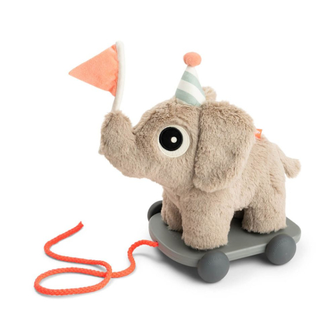 Done by Deer - Jucarie Push Along 2 in 1 Done by Deer Elefant Sand