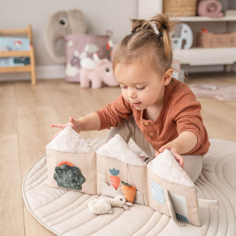 Jucarie senzoriala carticica de plus  casa lui Lalee Done by Deer Lalee Sand [7]