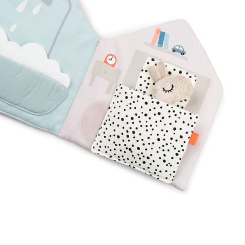 Jucarie senzoriala carticica de plus  casa lui Lalee Done by Deer Lalee Sand [3]