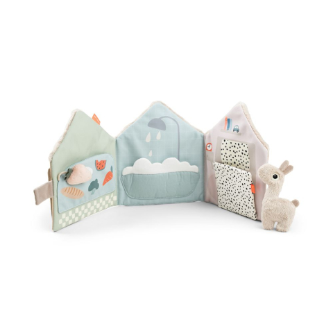 Jucarie senzoriala carticica de plus  casa lui Lalee Done by Deer Lalee Sand [4]