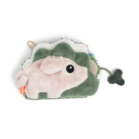 Jucarie senzoriala carticica de plus Done by Deer Tiny Farm Colour Mix [1]