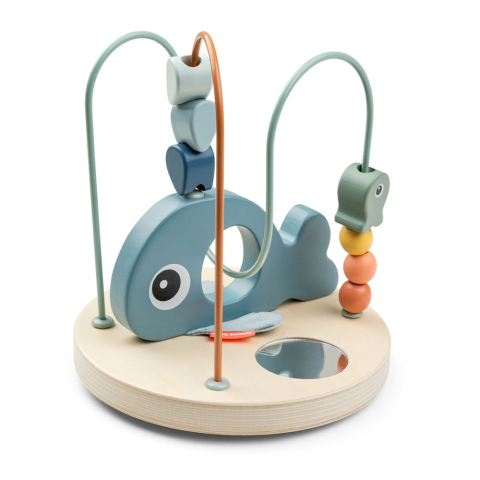 Labirint cu margele Done by Deer din lemn Wally Blue [1]