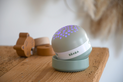 Lampa de veghe cu proiector Beaba Pixie Sage Green [13]