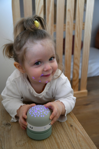 Lampa de veghe cu proiector Beaba Pixie Sage Green [4]