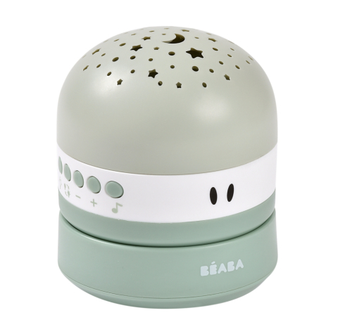 Beaba - Lampa de veghe cu proiector Beaba Pixie Sage Green