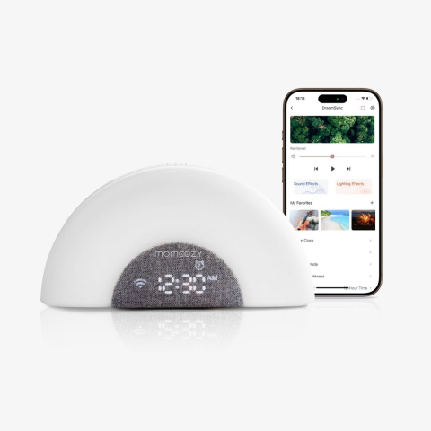 Lampa de veghe curcubeu Smart Momcozy cu lumina reglabila, sunet si aplicatie [7]