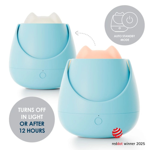 Lampa de veghe Nosiboo Zigg antrenor de somn pentru copii cu lumina rosie si temporizator Blue [6]