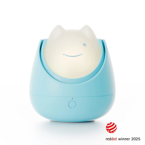 Nosiboo - Lampa de veghe Nosiboo Zigg antrenor de somn pentru copii cu lumina rosie si temporizator Blue