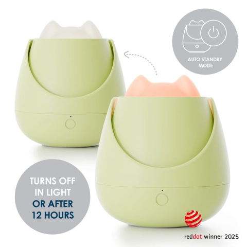 Lampa de veghe Nosiboo Zigg antrenor de somn pentru copii cu lumina rosie si temporizator Sage [7]