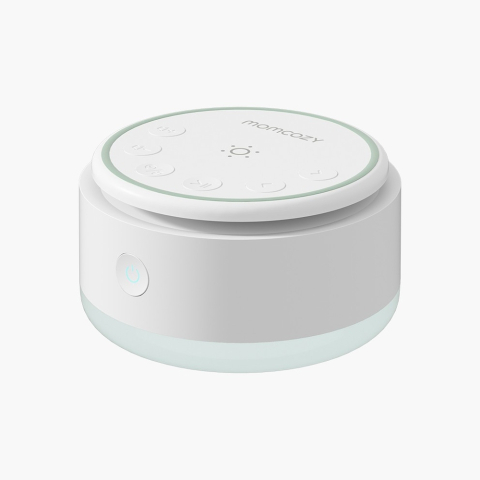 Momcozy - Lampa de veghe portabila Momcozy cu sunete albe cu acumulator si temporizator