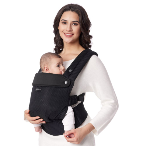 Marsupiu nou nascut Momcozy Air Mesh Black [1]