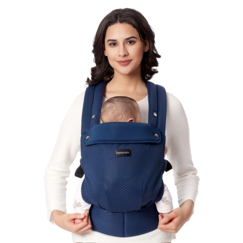 Momcozy - Marsupiu nou nascut Momcozy Air Mesh Blue