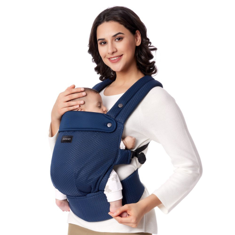 Marsupiu nou nascut Momcozy Air Mesh Blue [1]