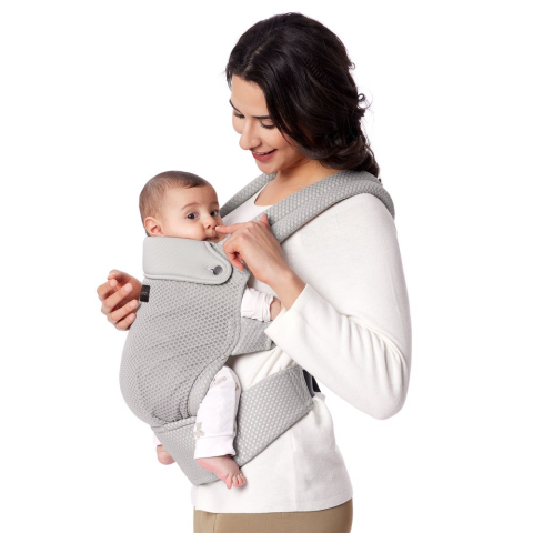 Marsupiu nou nascut Momcozy Air Mesh Grey [1]