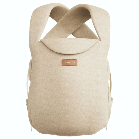 Marsupiu nou nascut Momcozy WeeSnug bumbac Khaki [1]