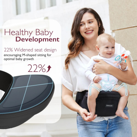 Marsupiu tip sezut Momcozy M Black [1]