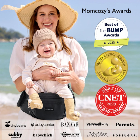 Marsupiu tip sezut Momcozy M Black [2]