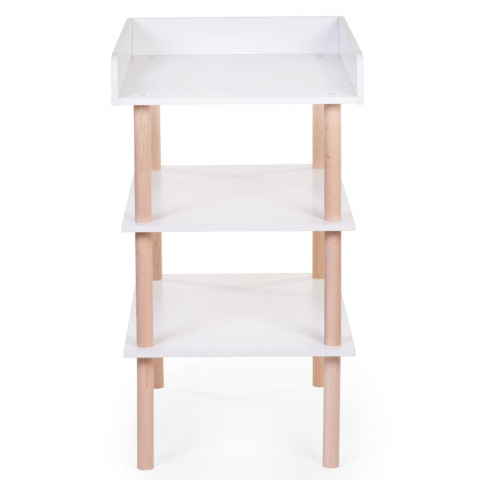 Masa de infasat Childhome Natural/Alb [2]