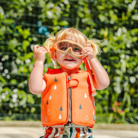 Masca de inot pentru copii +2 ani bblüv Sküba Navy [2]