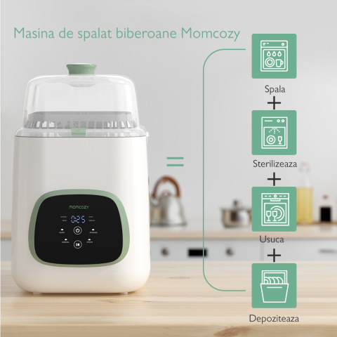 Masina de spalat biberoane Momcozy KleanPal Pro [4]