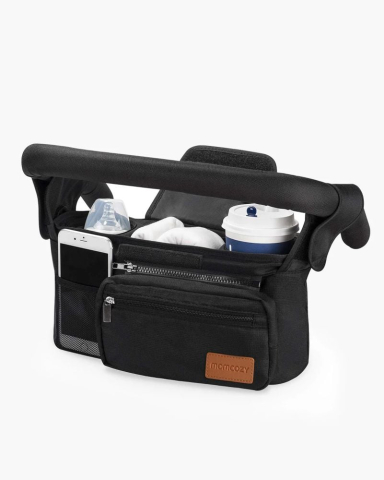 Momcozy - Organizator pentru carucior Momcozy cu suporturi pentru pahare