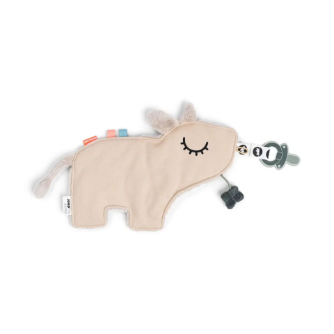 Paturica de atasat suzeta Done by Deer Cozy Friend Dotti Sand [1]