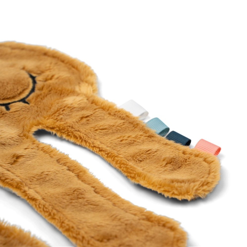 Paturica de atasat suzeta Done by Deer Cozy Friend Jelly Mustard [2]