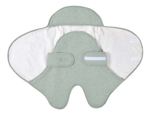 Paturica de infasat BabyNomade 0-6 luni Sage Green [6]