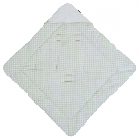 Paturica de infasat Childhome 75x75 cm Jerse/Tetra Verde [2]