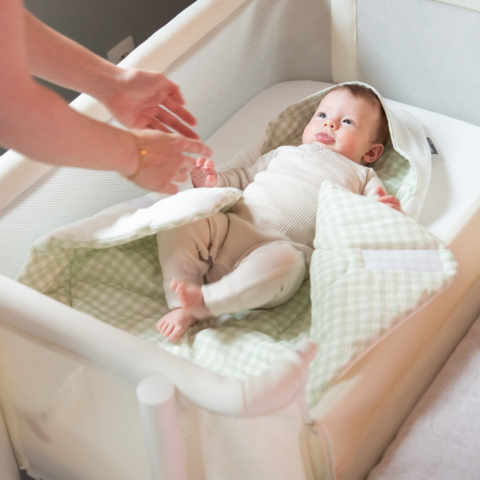 Paturica de infasat Childhome 75x75 cm Jerse/Tetra Verde [5]