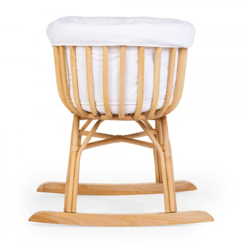 Patut balansoar Childhome din ratan cu saltea  si husa jerse 90x70x71 cm [2]