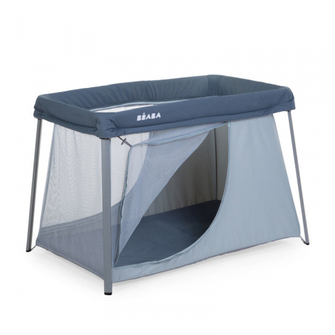 Patut pliant copii - Patut de calatorie 3 in 1 Beaba Eazy Sleep Mineral Grey