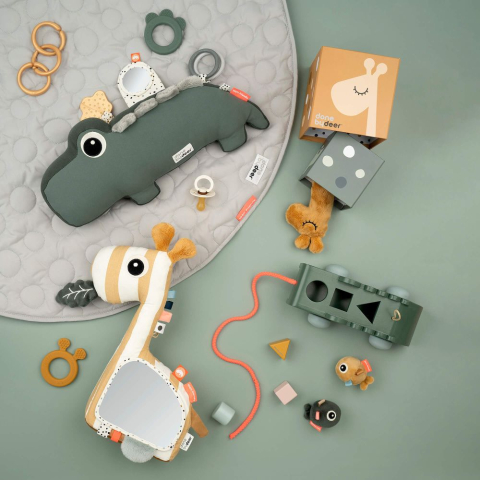 Perna cu activitati Tummy Time Done by Deer Croco Green [2]