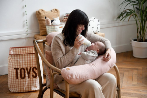 Perna gravida Beaba Big Flopsy 170 cm Old Pink [2]