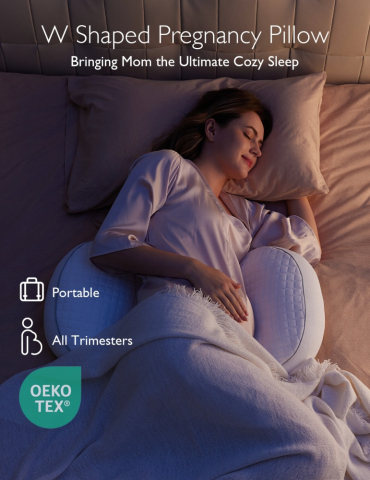Perna gravide Momcozy in forma de W Grey [1]