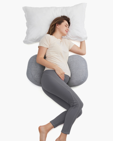 Momcozy - Perna gravide Momcozy in forma de W Grey